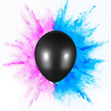 Gender Reveal Balloon mit Konfetti oder Puder